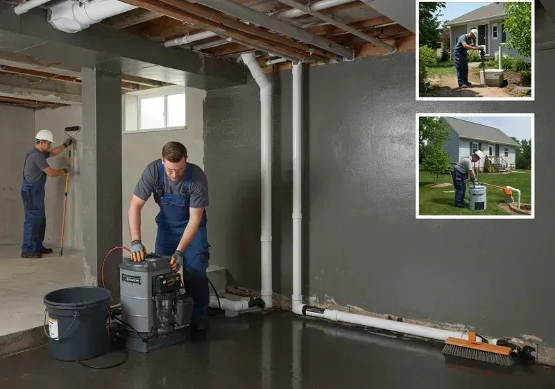 Basement Waterproofing and Flood Prevention process in Summerfield, NC